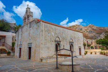 Yunan Adası Girit 'teki Preveli Manastırı Müzesi.