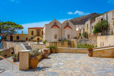 Yunan Adası Girit 'teki Preveli Manastırı Müzesi.