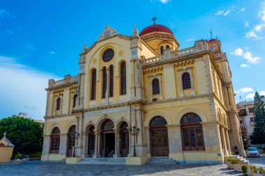 Yunan kenti Heraklion 'daki Agios Minas Kilisesi.