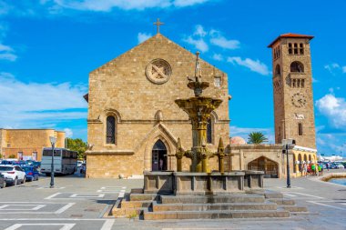 Yunanistan 'ın Rodos kentindeki Theotokos Kilisesi.