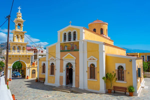 Evangelistriens Kyrka Den Grekiska Staden Palaiochora Kreta — Stockfoto