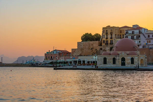 Sonnenaufgang Blick Auf Die Alte Moschee Meer Des Alten Venezianischen — Stockfoto