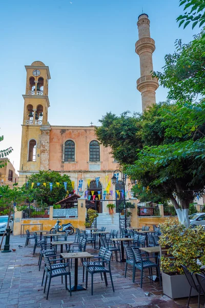 Iglesia Agios Nikolaos Chania Grecia — Foto de Stock