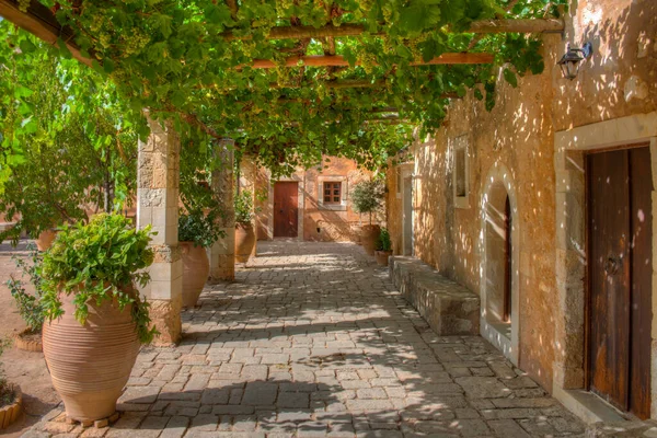 stock image Moni Arkadiou monastery at Greek island Crete.