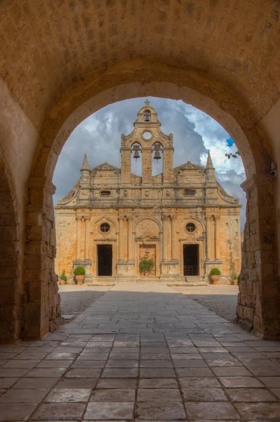 Moni Arkadiou Klooster Grieks Eiland Kreta — Stockfoto