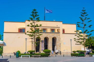 Yunanistan 'ın Eleftherias Merkez Meydanı' ndaki Kos Arkeoloji Müzesi.
