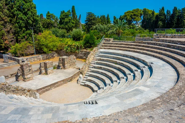 Roman Odeon Kos Kreikassa — kuvapankkivalokuva