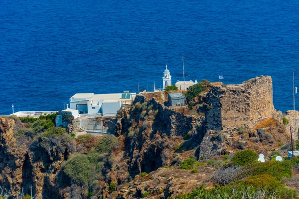Virgin Mary Spiliani Monastery Greek Island Nisyros — Stock Photo, Image