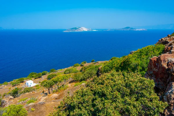 Fort Paleokastro Het Eiland Nisyros Griekenland — Stockfoto