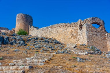 Yunan kenti Argos yakınlarındaki Larissa kalesi.