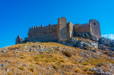 Yunan kenti Argos yakınlarındaki Larissa kalesi.