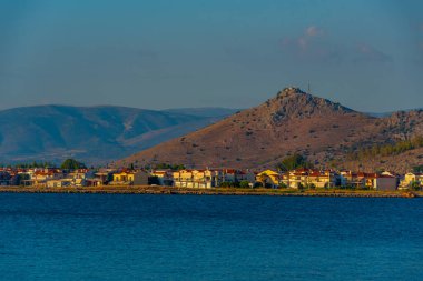 Yunanistan 'da Argoliç körfezi manzarası.