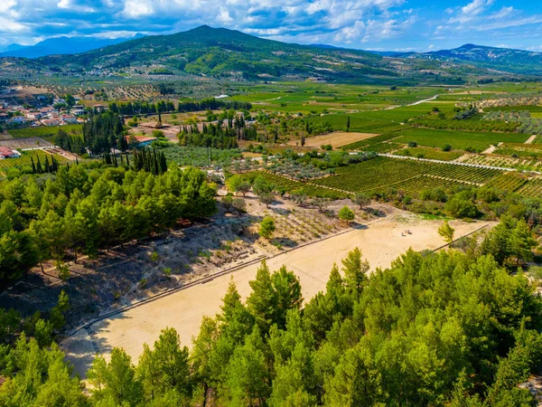 stock image Ancient Stadium of Nemea in Greece.