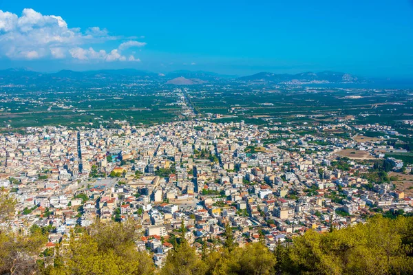 Vista Panorámica Ciudad Griega Argos — Foto de Stock