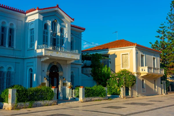 Casas Históricas Cidade Grega Nafplio — Fotografia de Stock