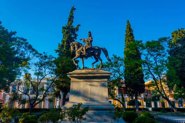 Estatua Kolokotronis Ciudad Griega Nafplio — Foto de Stock