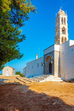 Peygamber Elias Manastırı Yunanistan 'daki Hydra adasında.