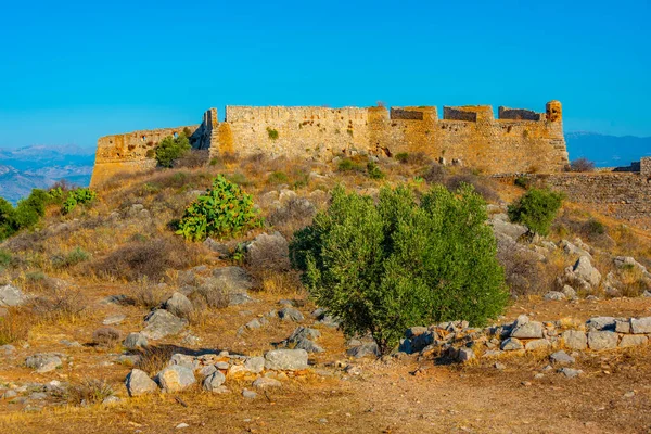 ギリシャの町ナップリオのパラミディ要塞の遺跡 — ストック写真