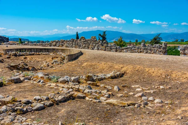 Tiryns Mycenaean Archaeological Site Argolis Peloponnese Greece — Stock Photo, Image