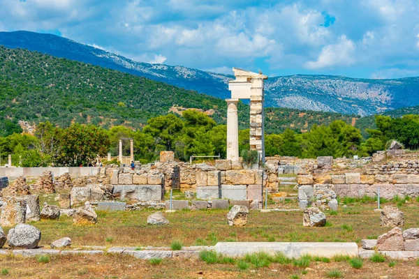 Templo Asclépio Epidauro Grécia — Fotografia de Stock