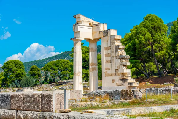 Templo Asclepio Epidauro Grecia —  Fotos de Stock