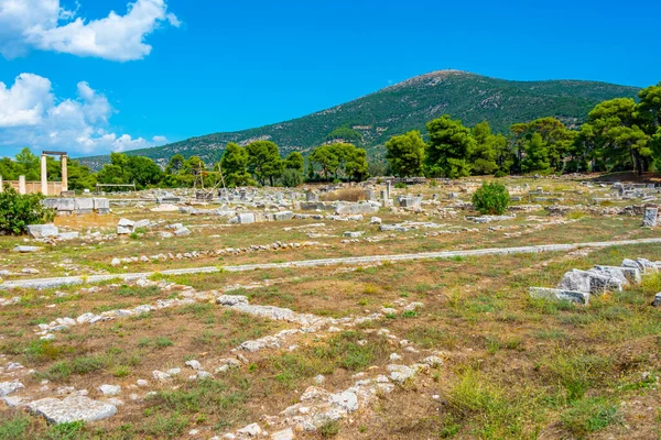stock image Ruins of the Sanctuary of Asklepios at Epidaurus in Greece.