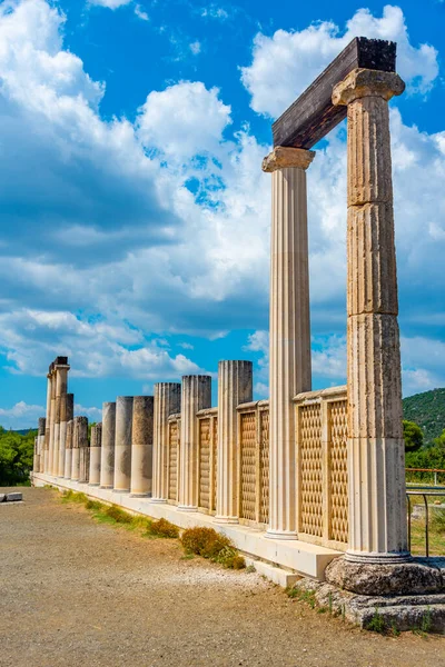 Руины Святилища Асклепия Эпидауре Греции — стоковое фото