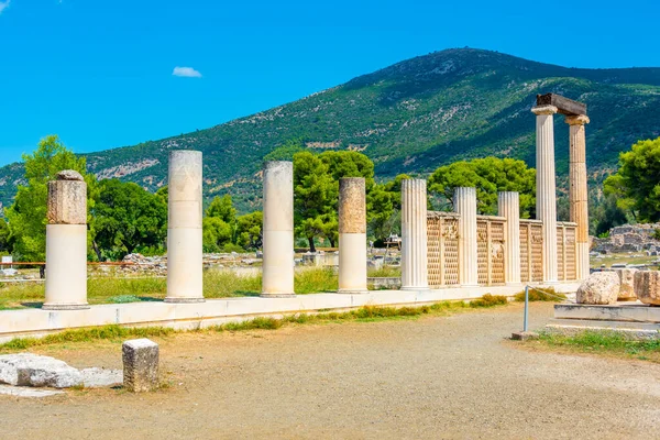 Romok Menedék Asklepios Epidaurus Görögországban — Stock Fotó