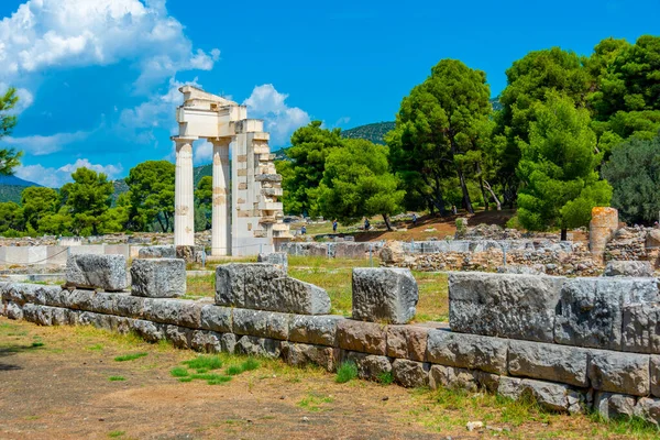 Świątynia Eskulepiusza Epidaurus Grecji — Zdjęcie stockowe