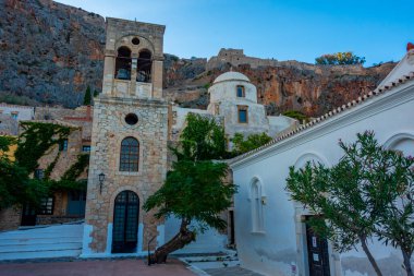 Yunan Monemvasia kentindeki Elkomenos Christos Kilisesi.