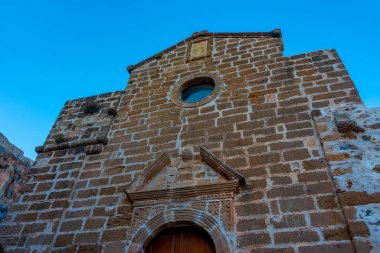 Yunan Monemvasia kentindeki Elkomenos Christos Kilisesi.