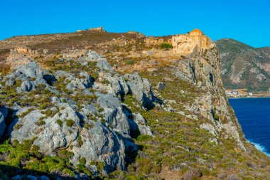 Yunan kenti Monemvasia 'daki Ayasofya Kutsal Ortodoks Kilisesi.