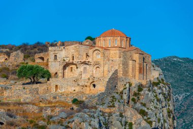 Yunan kenti Monemvasia 'daki Ayasofya Kutsal Ortodoks Kilisesi.