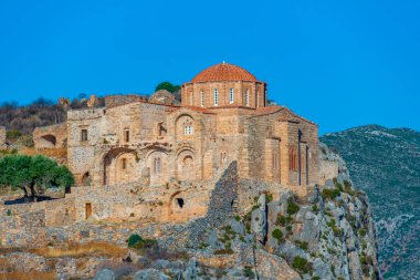 Yunan kenti Monemvasia 'daki Ayasofya Kutsal Ortodoks Kilisesi.