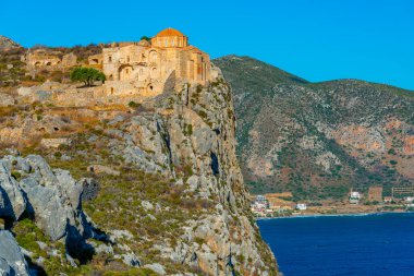 Yunan kenti Monemvasia 'daki Ayasofya Kutsal Ortodoks Kilisesi.