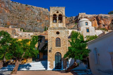 Yunan Monemvasia kentindeki Elkomenos Christos Kilisesi.