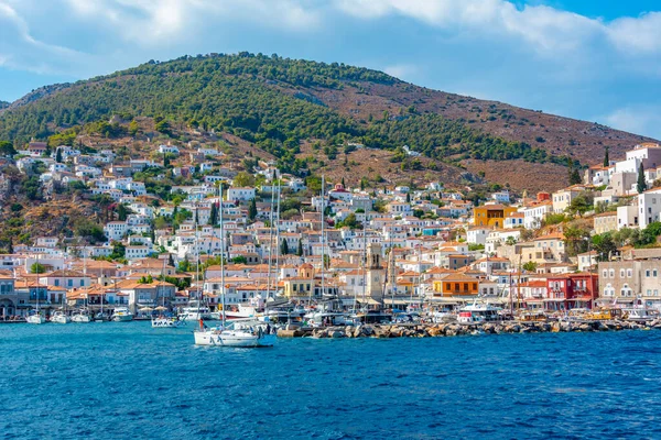 Vue Port Hydra Grèce — Photo