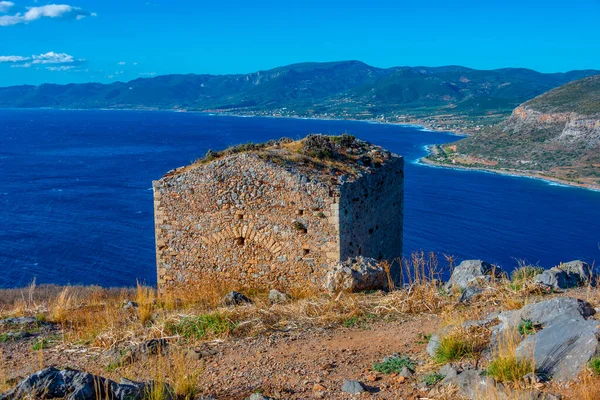 Ruínas Castelo Monemvasia Grécia — Fotografia de Stock