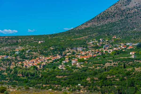 Yunan yarımadasındaki Oitylo köyü Peloponesse.