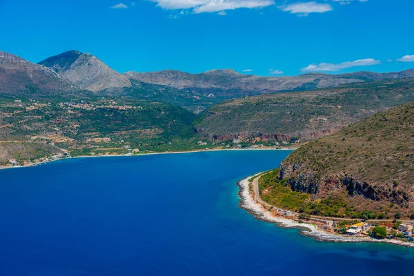 Panorama Utsikt Över Landsbygden Itilo Stranden Grekland — Stockfoto