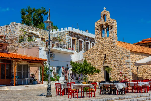 Saint Athanasios Church Greek Town Aeropoli — Stock Photo, Image