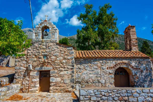 Kyrkan George Mani Byn Drialos Grekland — Stockfoto