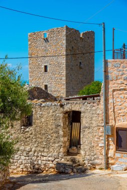 Yunanistan 'ın Mora yarımadasındaki Varvaka köyü.