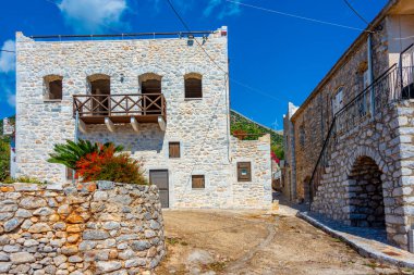 Yunanistan 'ın Mora yarımadasındaki Varvaka köyü.