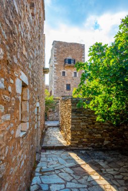 Yunanistan 'ın Mora yarımadasındaki Vathia köyü.