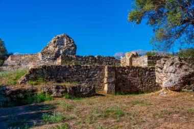 Yunanistan 'daki Sparta Arkeolojik Alanı.