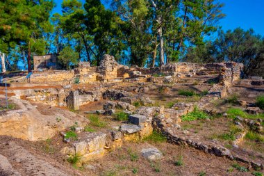 Yunanistan 'daki Sparta Arkeolojik Alanı.