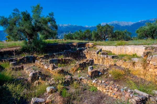Sitio Arqueológico Esparta Grecia — Foto de Stock