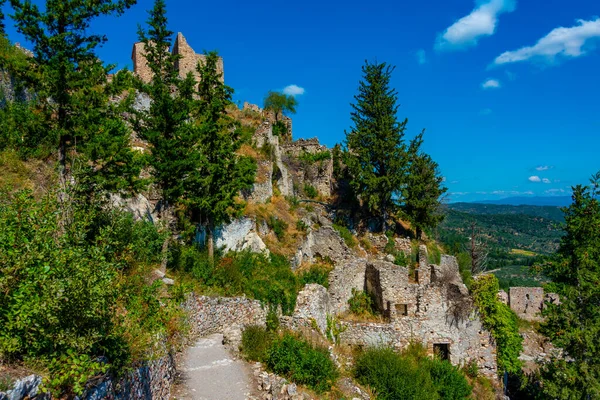 View Mystras Archaeological Site Greece — Stock Photo, Image