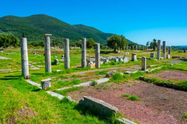 Yunanistan 'da Antik Messini Arkeolojik Alanı.